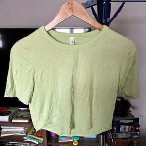 Lululemon Hold Tight Crop in Spark Green